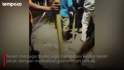 Polisi Jaga Lahan Bekas Kebakaran di Kapuk Muara, Dua Kelompok Saling Serang