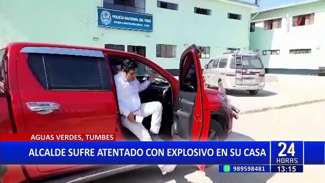 Tumbes: Detonan bomba molotov frente a vivienda del alcalde de Aguas Verdes