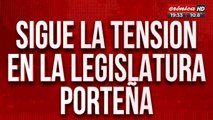 Máxima tensión en la Legislatura: repudio en el acto de Villarruel