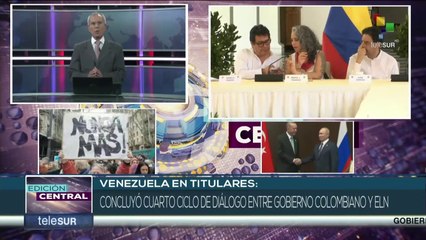 Descargar video: Edición Central 04-08: Gob. de Colombia y ELN establecen acciones humanitarias