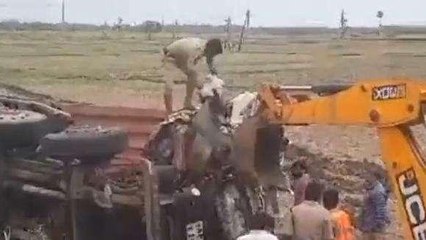 తిరుపతి జిల్లా: ఘోర ప్రమాదం... ఇద్దరు మృతి