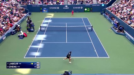 US Open - Zheng implacable face à Jabeur