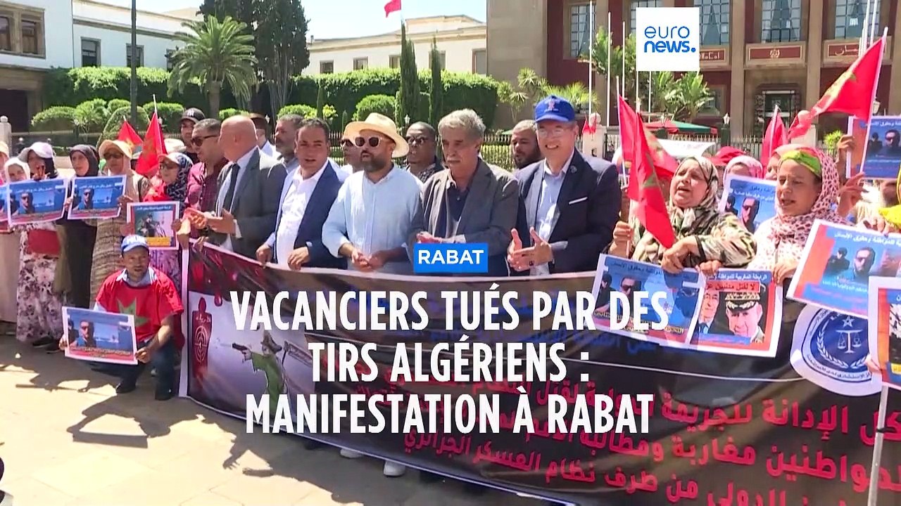 Vacanciers tués par des tirs algériens : manifestation à Rabat
