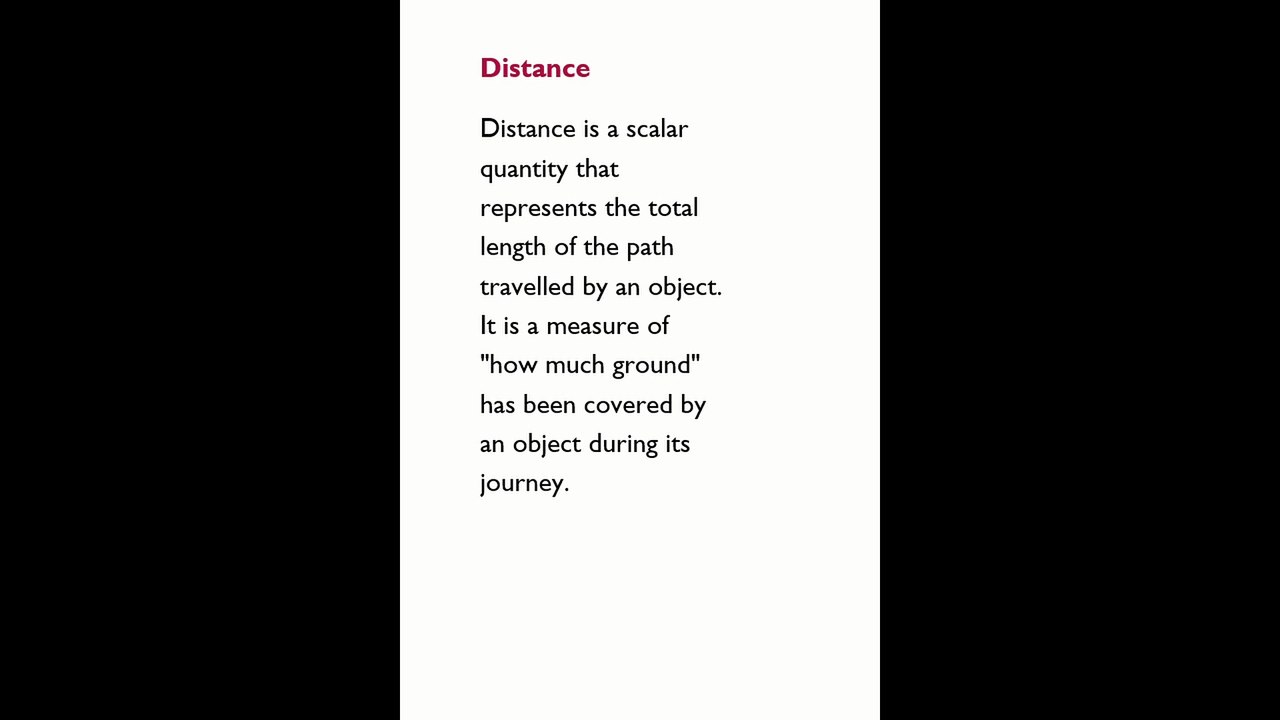 DISTANCE