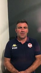 Réaction du coach Johan Jacquesson après la victoire sur Colmar 2 à 3.