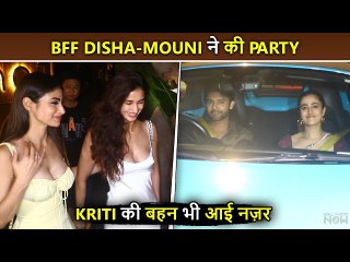 BFF Disha Patani And Mouni Roy Party Hard, Kriti Sanon's Sister Nupur Joins Them