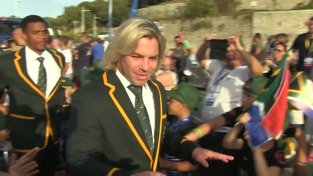 CdM 2023 - Bain de foule, cérémonie, cadeaux, chants... L’Afrique du Sud est en France !