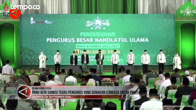 PBNU Akan Beri Sanksi Tegas Pengurus yang Gunakan Lembaga untuk Politik
