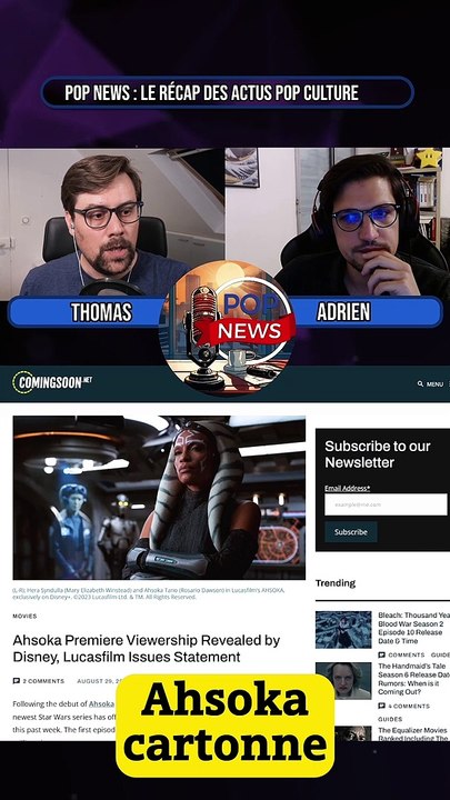 AHSOKA cartonne sur Disney+ !