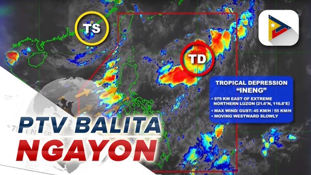 Bagyong #InengPH, napanatili ang lakas habang kumikilos pakanluran ng bansa