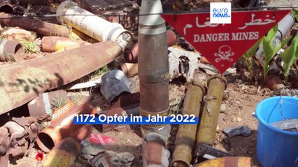 Wegen Krieg in der Ukraine: Die Anzahl der Opfer von Streumunition erreicht Höchststand