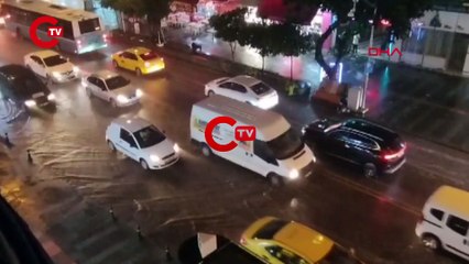 ANTALYA'DA SAĞANAK ETKİLİ OLDU