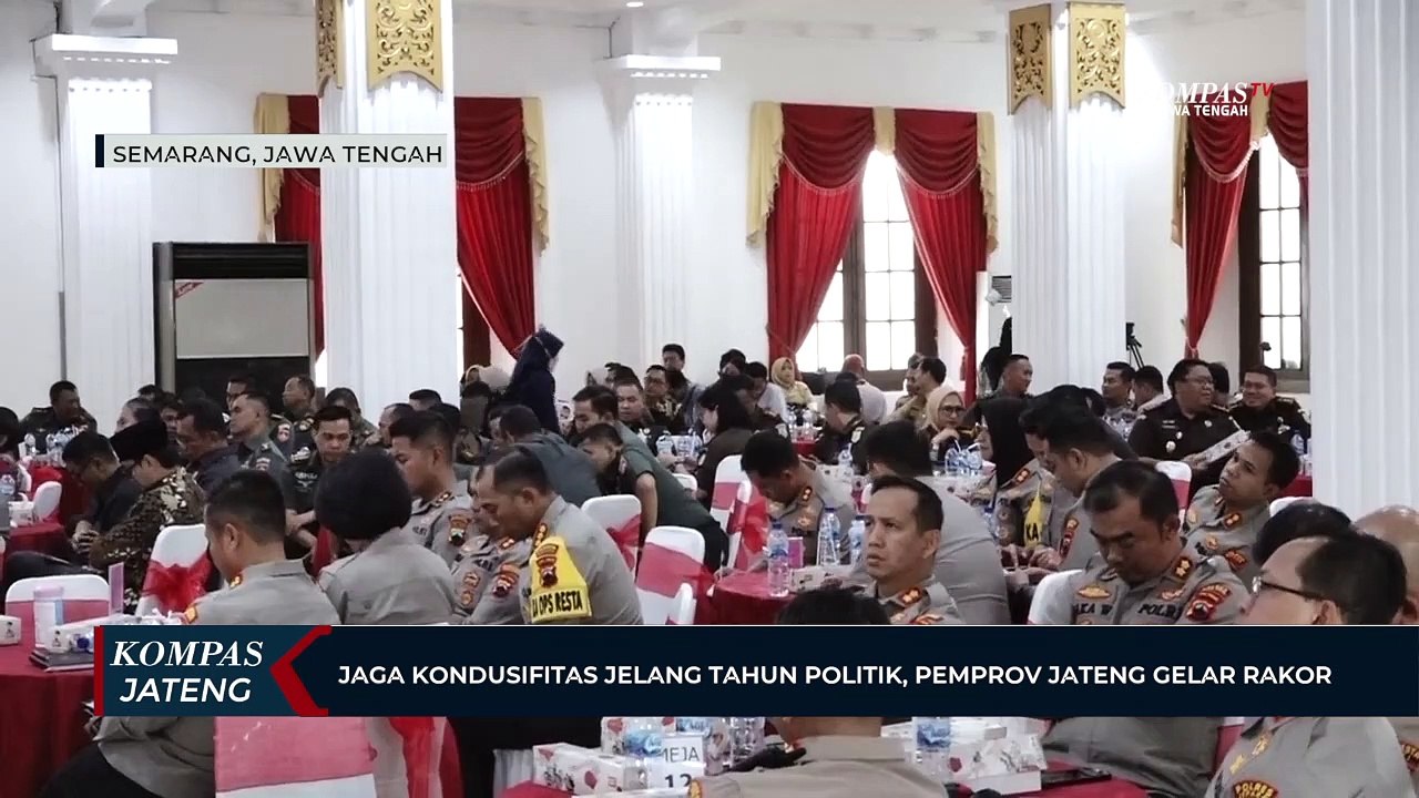 Jaga Kondusifitas Jelang Tahun Politik, Pemprov Jateng Gelar Rakor