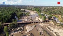 Ésta es la situación del río Alberche tras el paso de la DANA