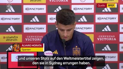 Morata: "Verurteilen das Verhalten von Rubiales"