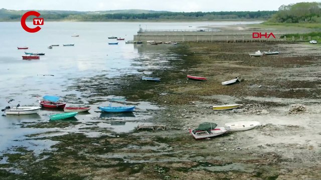 TERKOS BARAJ GÖLÜ HİÇ BU KADAR KURUMAMIŞTI