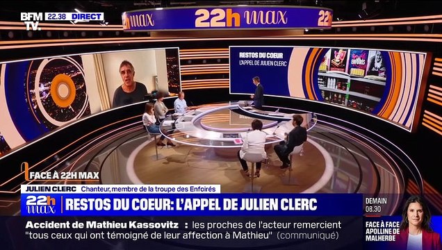 Julien Clerc : son appel pour les Restos du Coeur