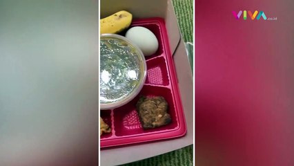 Wanita Unboxing Makan Siang Anggota DPR RI, Gak Mewah?