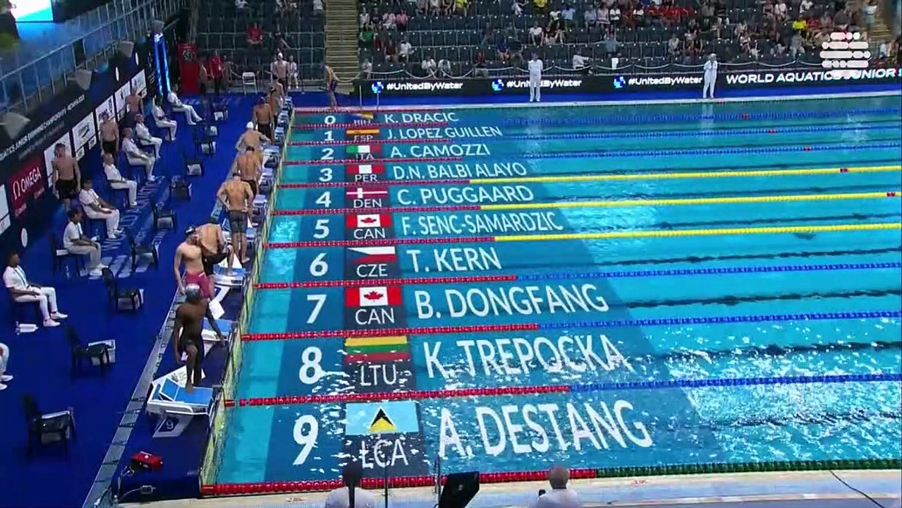 Kenan Dracic 100m delfin kvalifikacije