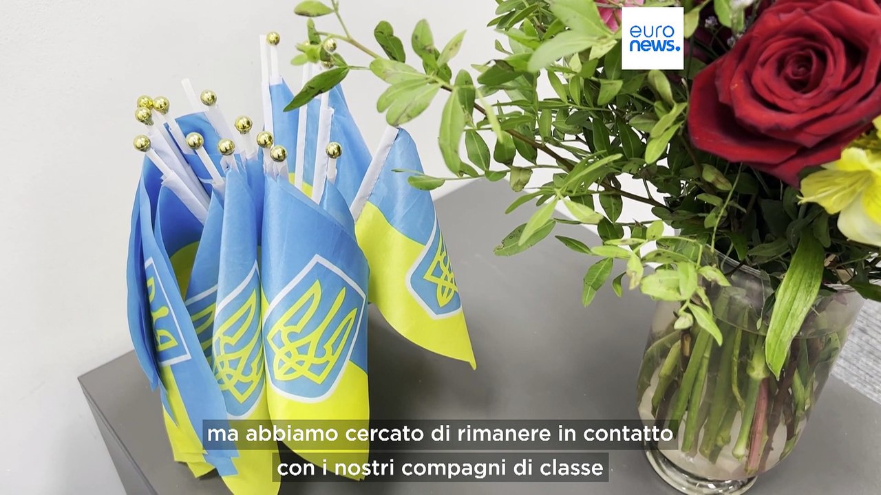 I minori ucraini a scuola, per lasciarsi la guerra alle spalle