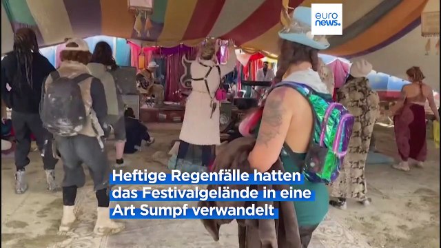 Nach Tagen im Schlamm: Burning Man -Besucher können endlich nach Hause fahren