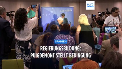 Spanien - Puigdemont stellt Bedingungen für Sanchez-Wahl