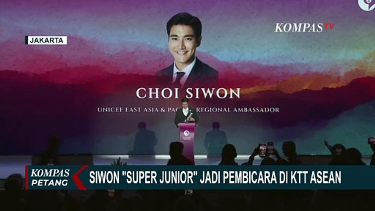 Choi Siwon Super Junior Hadiri KTT ASEAN 2023 Sebagai Duta UNICEF Asia Timur dan Pasifik