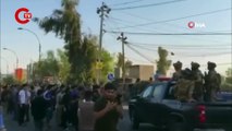 Irak ordusuna ait konvoy taşlandı: 4 yaralı