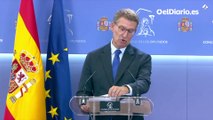 Feijóo no se reunirá con Junts después de conocer las condiciones de Puigdemont