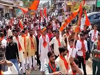 नैनवां से मांडकला तक निकाली वाहन रैली व शोभायात्रा-video