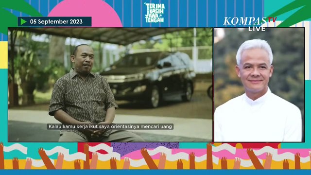 [FULL] Pidato Perpisahan Ganjar Pranowo Pamit Sebagai Gubernur Jawa Tengah