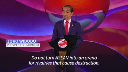 Indonesia’s President warns against ASEAN descending into ‘an arena of rivalries’