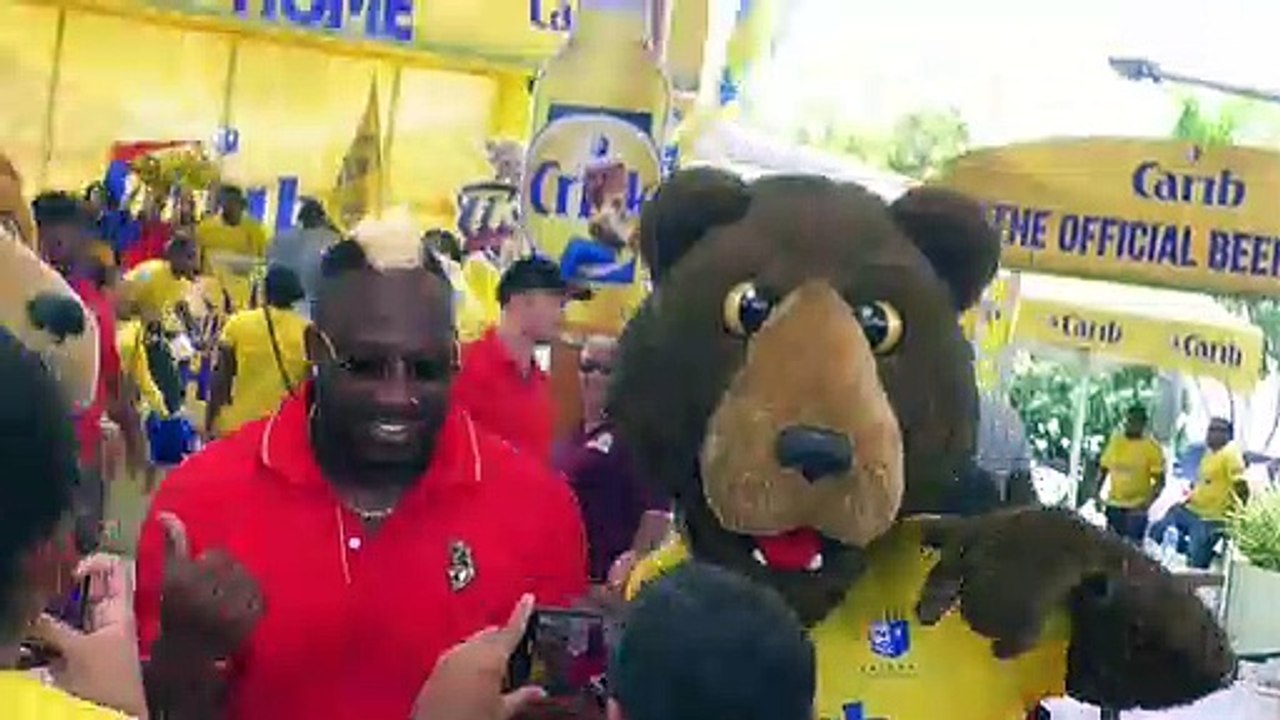 TKR Arrive At Piarco