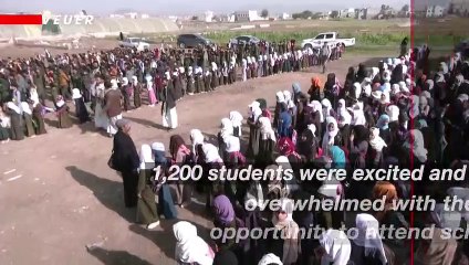 Yemeni Students Are Overjoyed With Newly Built School That’s Not Falling Apart