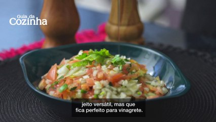 Dicas de Corte Perfeito para um Vinagrete Irresistível 🥗