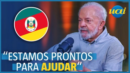 Lula presta solidariedade a vítimas de chuvas no RS