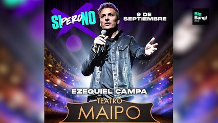 Ezequiel Campa en BigBang, a días de su debut en el Teatro Maipo parte 1