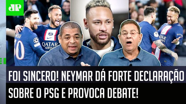 O PSG é um TIME DE BOS%@! E ISSO que o Neymar FALOU é... FORTE DECLARAÇÃO em ENTREVISTA é DEBATIDA