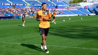 Mason Greenwood trains with Getafe FC for the first time