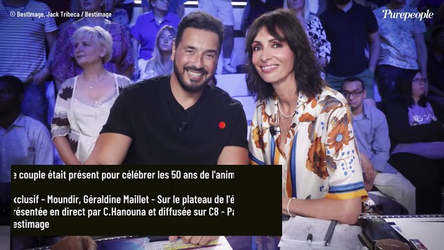 Géraldine Maillet et Daniel Riolo : Les amoureux à la fête, ils célèbrent ensemble les 50 ans de leur ami Moundir
