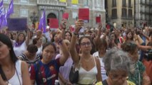 Barcellona in piazza per Jenni Hermoso e contro Rubiales