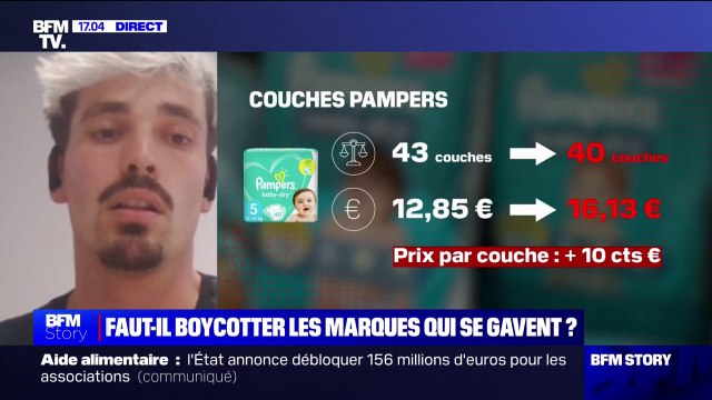 Shrinkflation: Il faut que les gens se rendent compte de quelles marques font ces pratiques , pour Antoine Tirot, chargé du secteur consommation de la Confédération syndicale des familles (CSF)