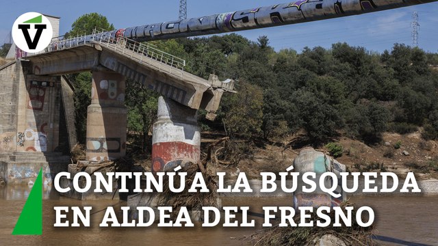 Los equipos de rescate continúan con la búsqueda de las dos personas desaparecidas tras la DANA