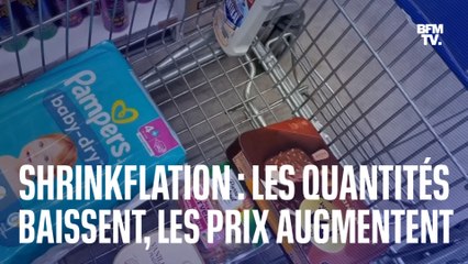 "Shrinkflation": BFMTV a répertorié 122 références nationales dont les quantités ont baissé alors que les prix ont augmenté