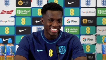 'I'll be Kane's ear ALL WEEK getting tips! FANTASTIC PLAYER!' | Eddie Nketiah | Ukraine v England