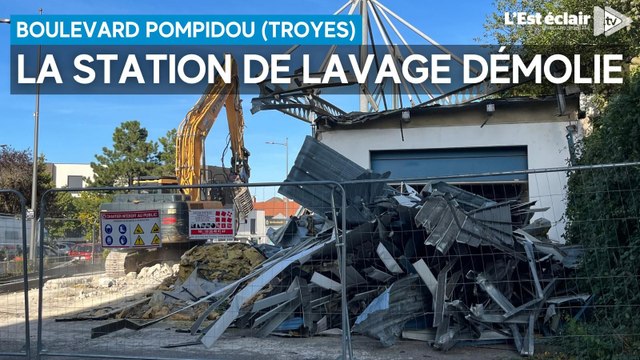 Troyes : la station de lavage de Pompidou va disparaître