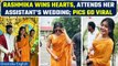 Rashmika Mandanna attends her assistant's wedding, fans love her simple saree look | Oneindia News