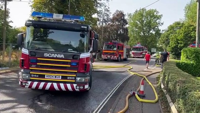 Crawley house fire: Multiple crews called to derelict property