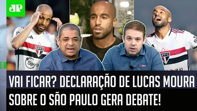 NÃO É TRAIRAGEM! E, pelo que EU TÔ VENDO, o Lucas Moura... DECLARAÇÃO sobre o São Paulo é DEBATIDA