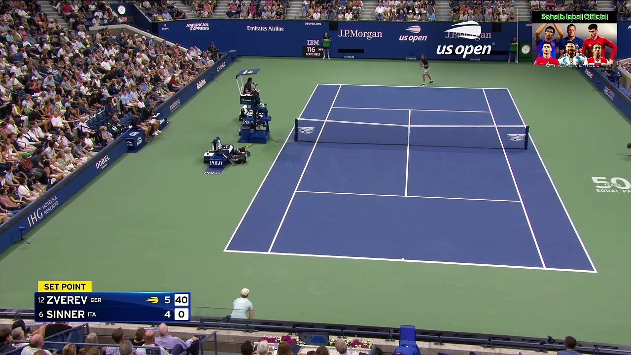 Alexander Zverev vs. Jannik Sinner Highlights US Open 2023 Round 4